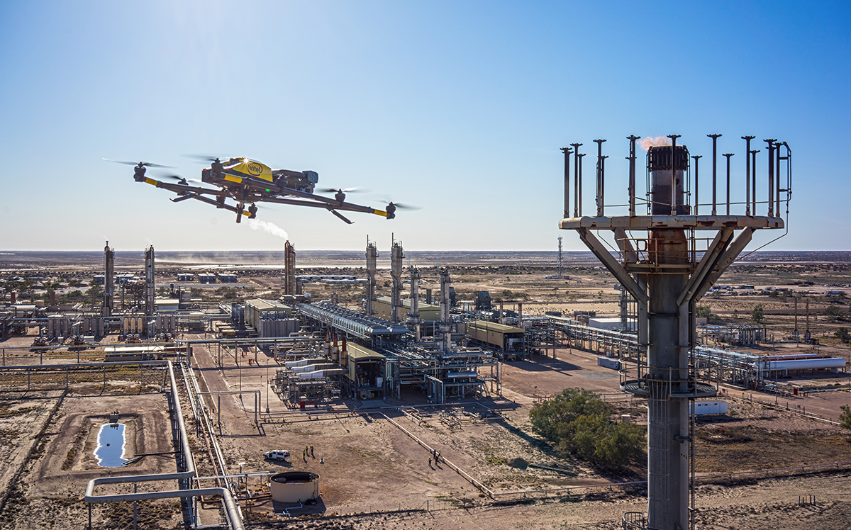 Drone Oil Gas
